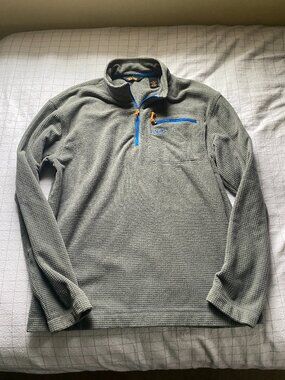 Orvis Trout Bum Fishing Fleece 1/4 pullover Men's Size Medium